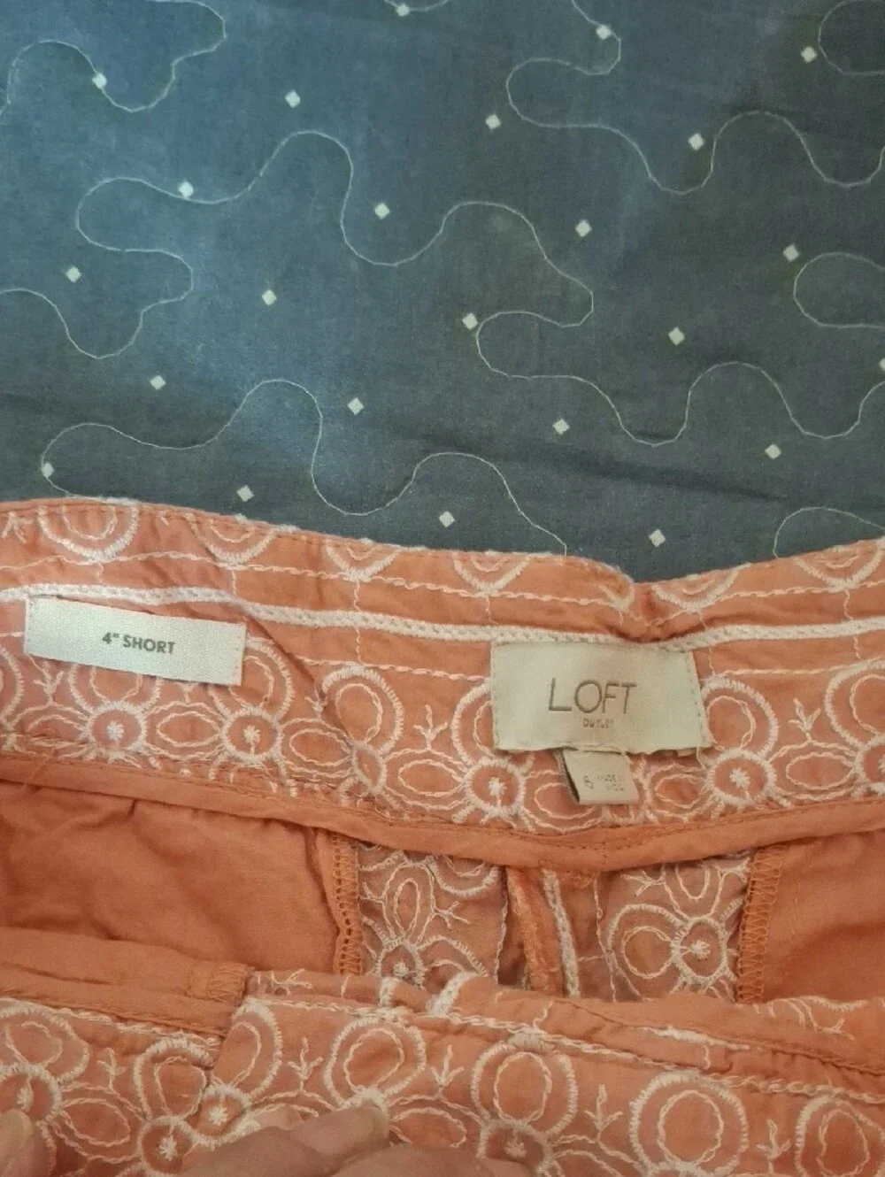 Loft Outlet Embroidered 4 Inch Women's Shorts Size 6